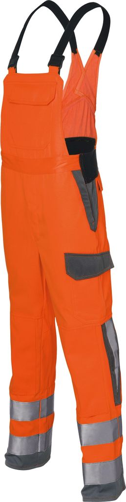 Kübler Protectiq high Vis Latzhose arc1 PSA 3 warnorange/anthrazit Gr. 44