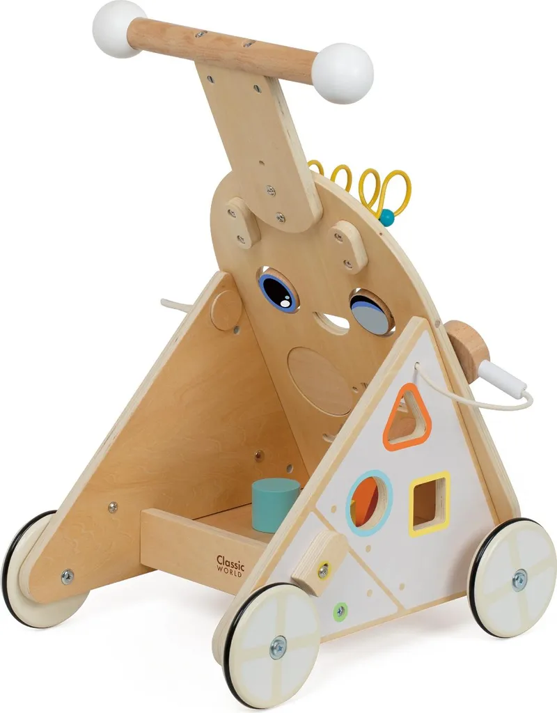 Aide à la marche bébé Classic World Wood - Apprendre à marcher seul - 12