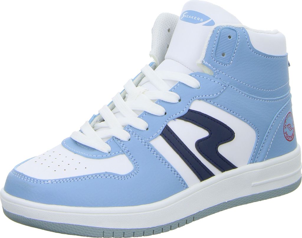 Sneakers Damen-High-Top-Sneaker Blau, Farbe:blau, EU Größe:39