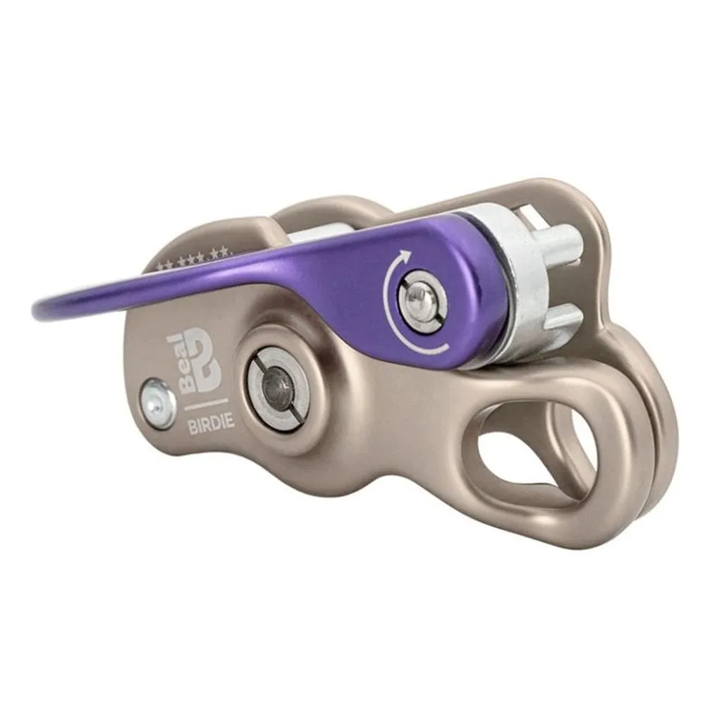 Beal Birdie Golden - Assureur Tout Métal Robuste pour Cordes de 8.5-10.5mm