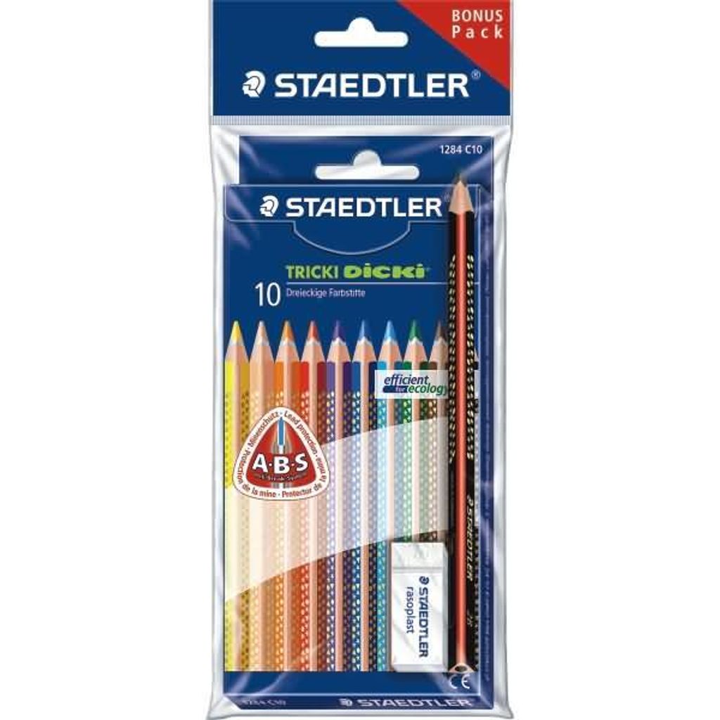 Staedtler Buntstift Noris jumbo Set100% 4007817611302 Produktbild 