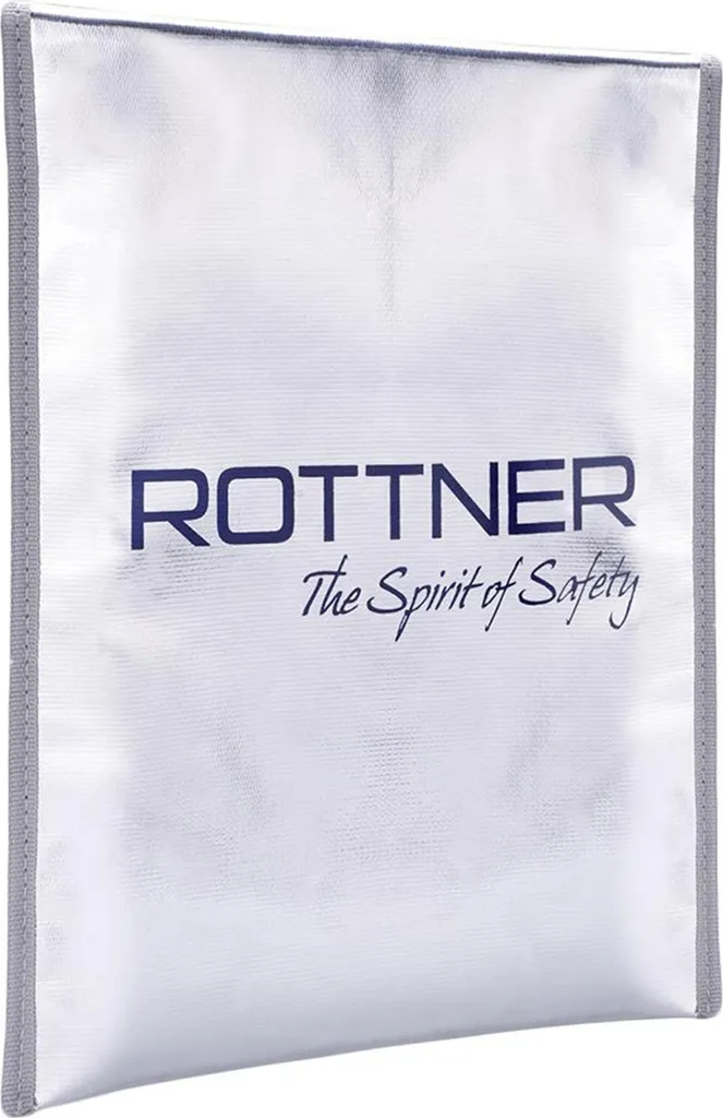 Pochette ignifugée A4 Rottner Bag - Sacoche de protection contre le feu