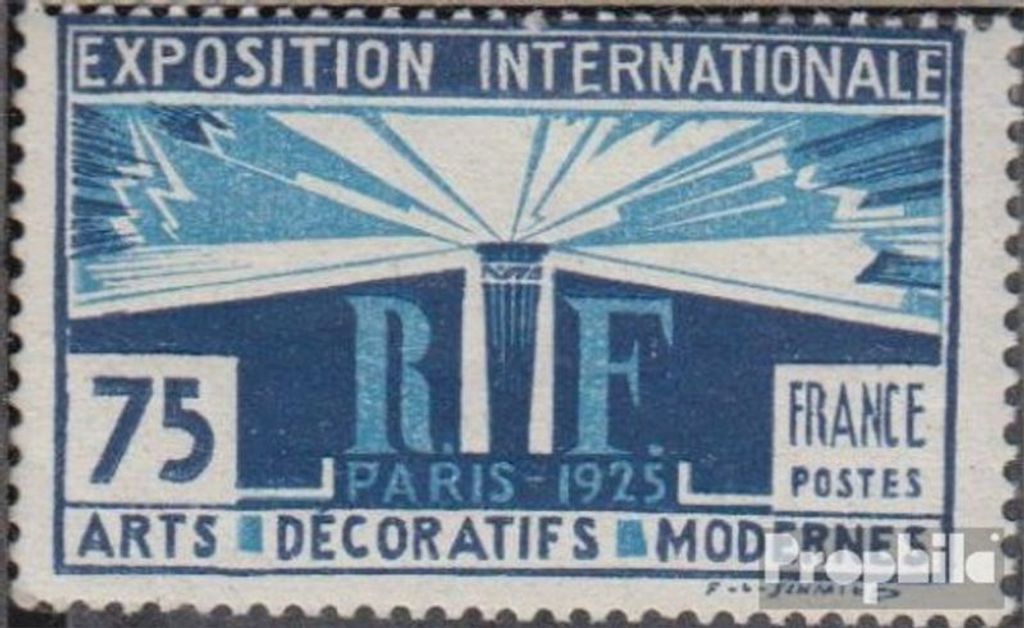 Briefmarken Frankreich 1925 Mi 180 mit Falz Kunstgewerbe