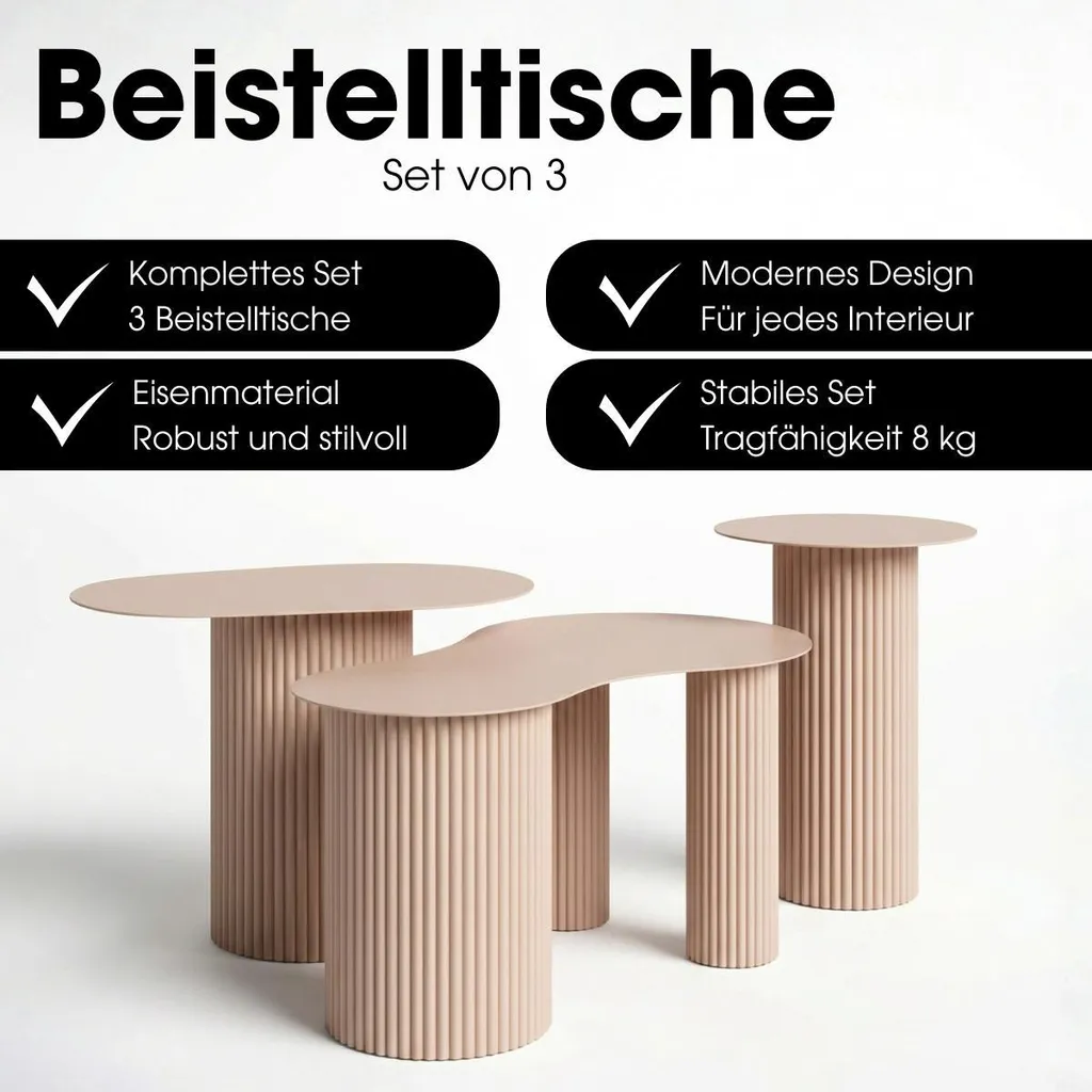 Table d'appoint de salon modulable pour optimiser l'espace de votre séjour