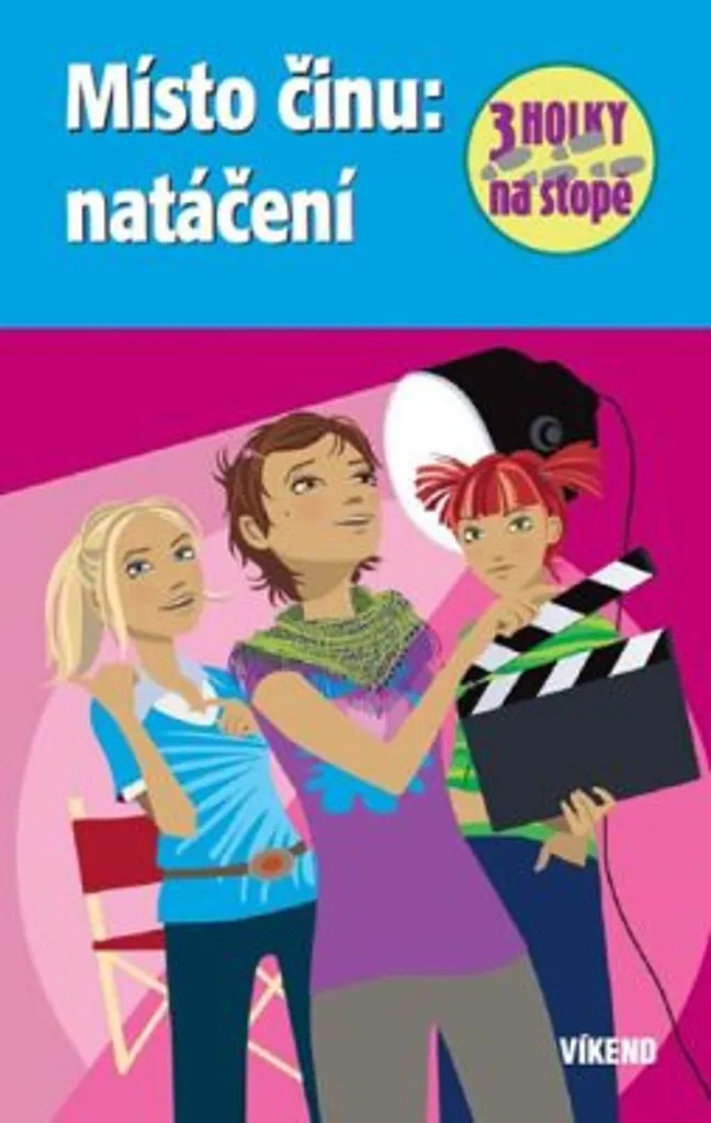 Místo činu natáčení par Henriette Wich - Livre enquête pour enfants