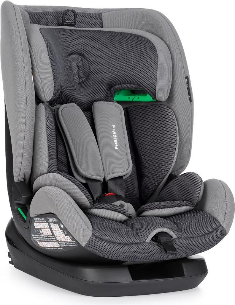 PETITE&MARS Autosedačka Prime Pro i-Size Grey Air 76-150 cm Obrázek produktu 