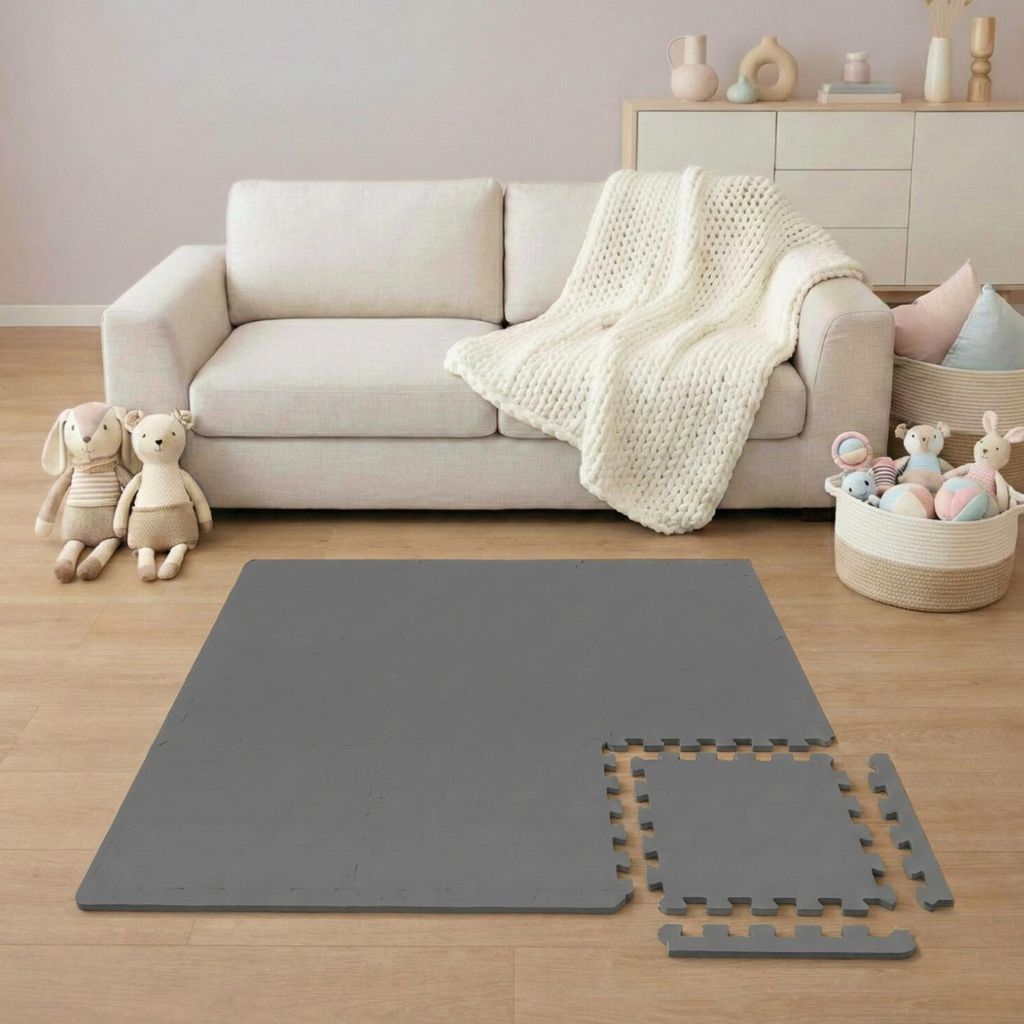 9 Teile Spielmatte Baby Puzzlematte 30x30 Krabbelmatte Bodenmatte Kinderzimmer