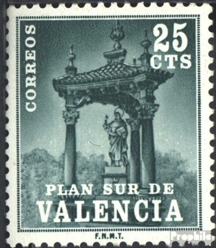Briefmarken Spanien 1971 Mi ZD5 (kompl.Ausg.) postfrisch Valencia