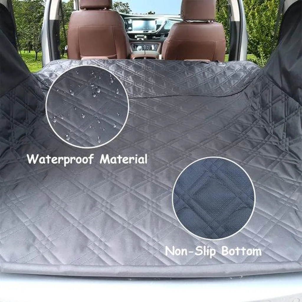Tapis de coffre imperméable universel noir pour voitures et camions