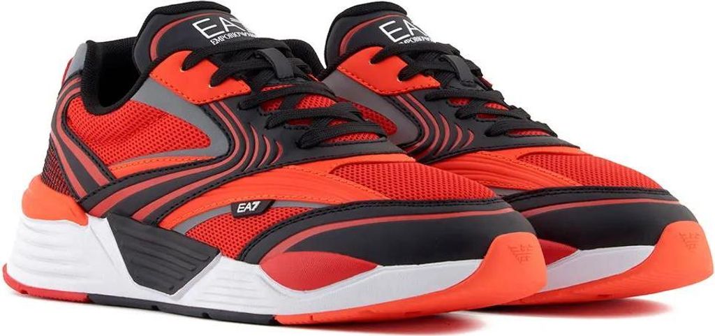 Ea7 Emporio Armani Ace Runner Pop Sportschuhe Rot EU 41 1/3 Herren,Damen Rot EU 41 1/3