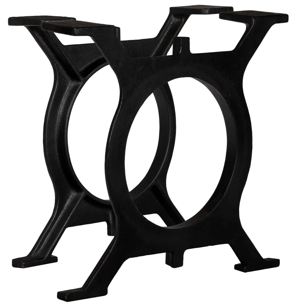 Gambe Tavolo Ghisa O-Frame The Living Store - Supporti Heavy Duty 2pz