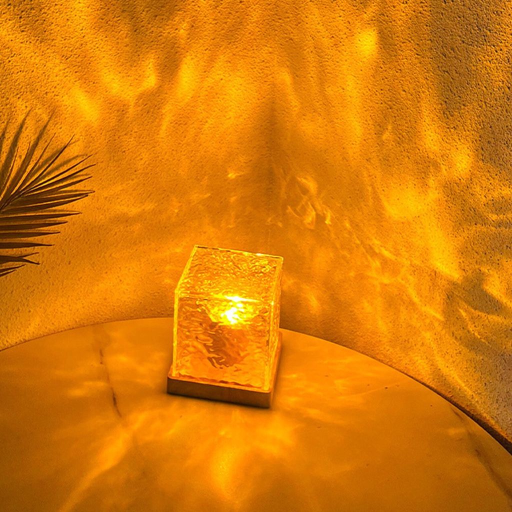 2 Stück 3D Dynamisch Rotierendes Wasserwellen Nachtlicht, Produktbild 9