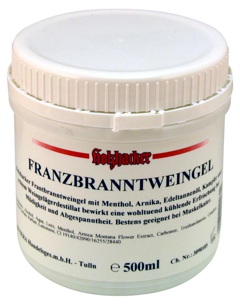 Holzhacker Muskel Gel s arnikou a mentolem, gel s lihovým Obrázek produktu 