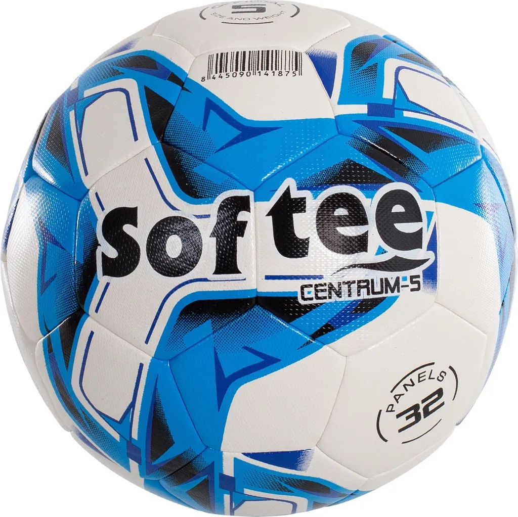 Ballon de football Softee Centrum Taille 5 Blanc : rebond constant