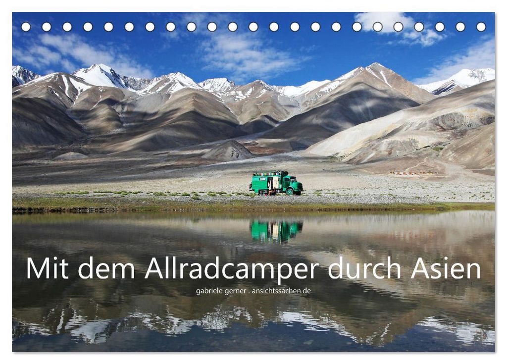 Mit dem Allradcamper durch Asien (Tischkalender 2027 DIN A5 quer), CALVENDO Monatskalender
