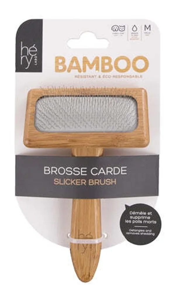 Pinceau doux Hery Labo en bambou - Poils soyeux pour peaux sensibles