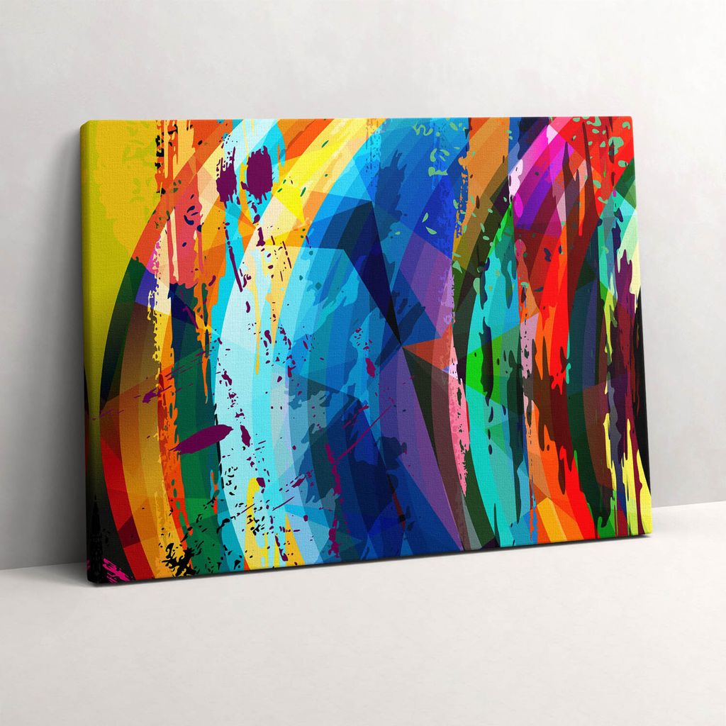 Abstrakter Hintergrund – Leinwandbild Wandbild – 80x60 cm – Leinwandbilder – Wandbilder – Schlafzimmer – Flur