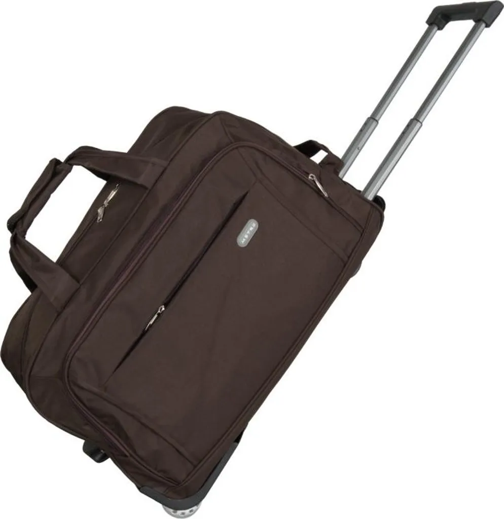 Valise trolley 20 pouces marron METRO LL240 : bagage cabine pratique