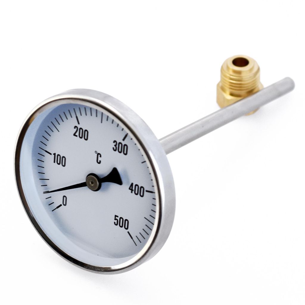 Thermometer 0-500°C für Pizzaofen Steinbackofen Produktbild 