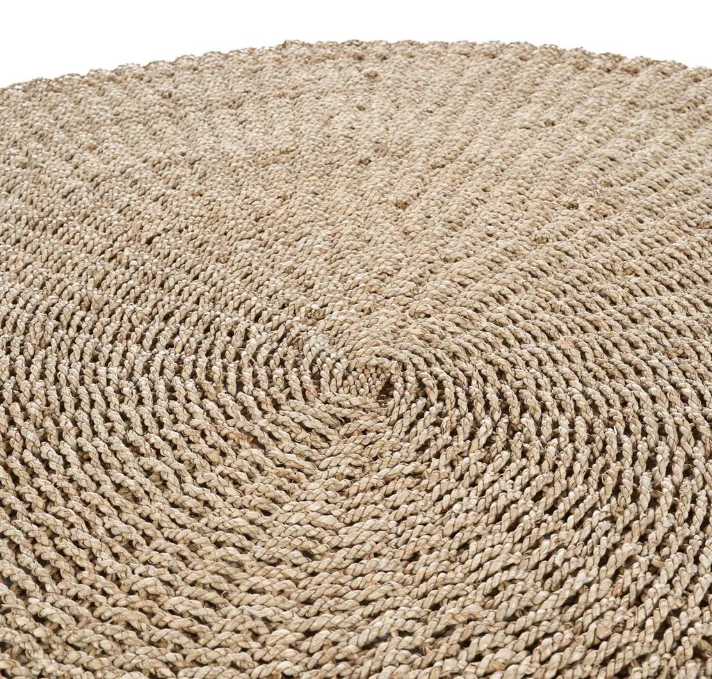 Tapis sisal marron 150x150cm : Solution durable contre l'usure du sol - 4
