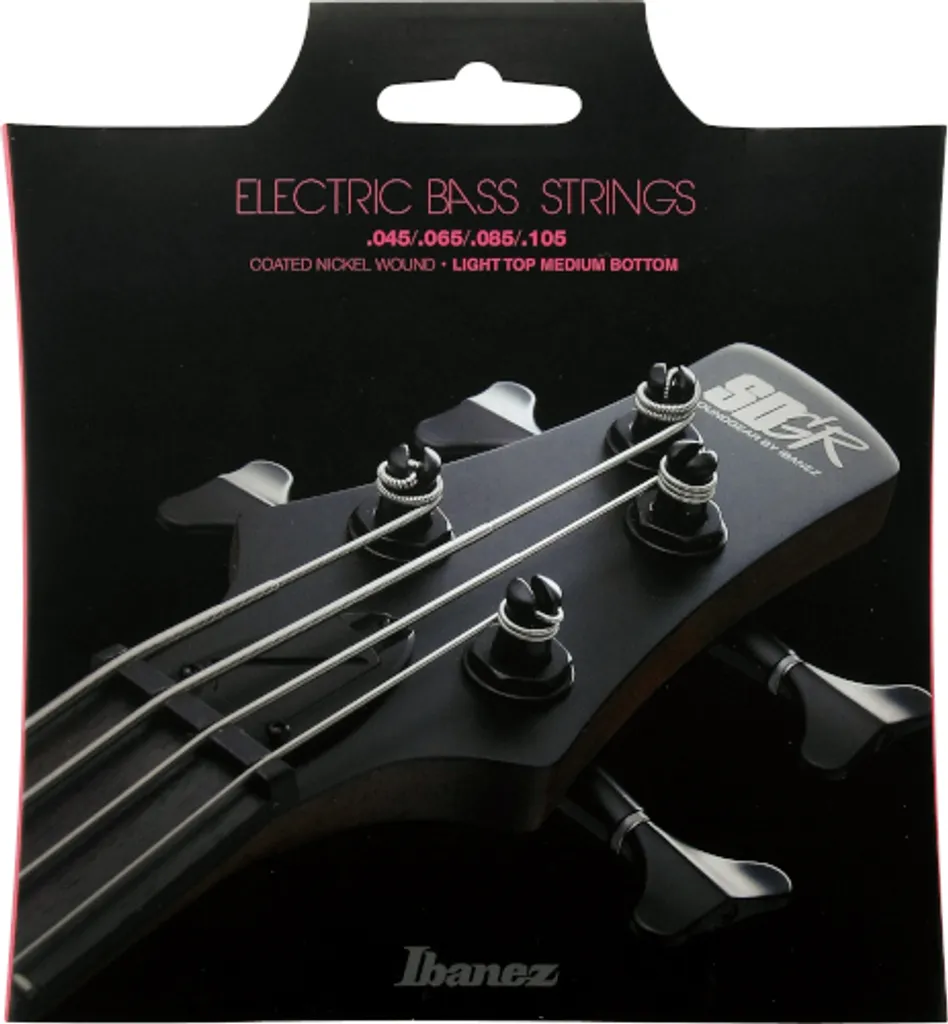 Ibanez IEBS4C Jeu de Cordes Basse Electrique 045-105 Coated Nickel