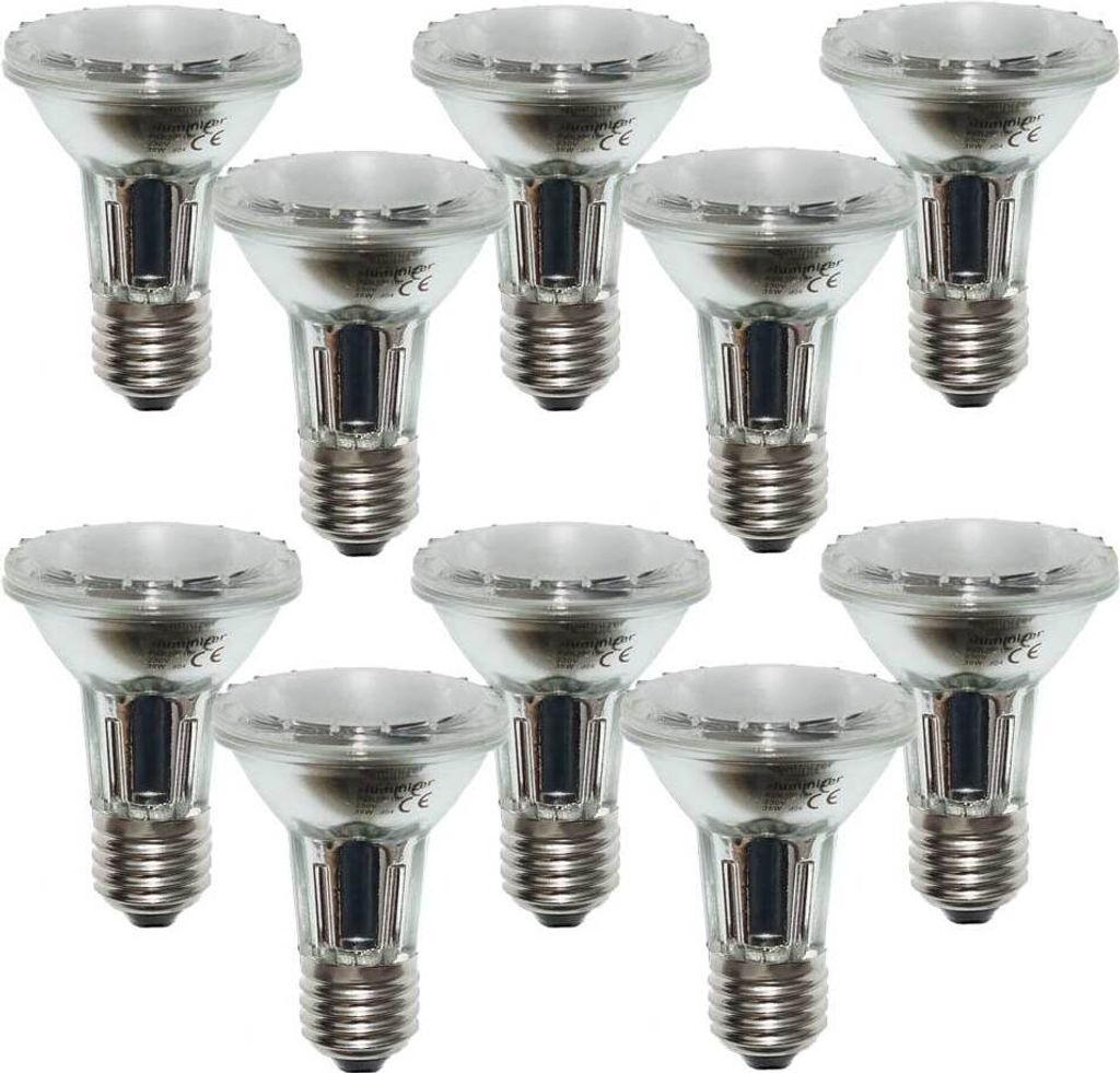 10 x Halogen Reflektor PAR20 35W E27 230V Strahler warmweiß Produktbild 