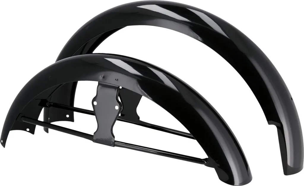 Set de garde-boue Simson S50 en métal revêtu avec support de fixation