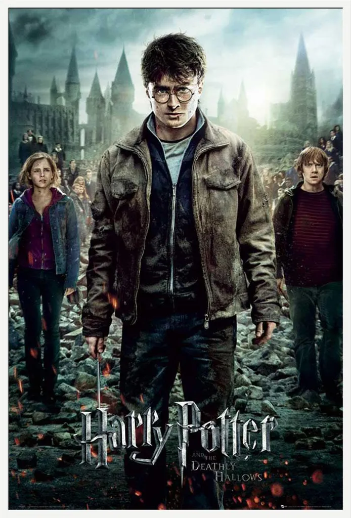 Poster Harry Potter 7 Partie 2 Encadré 61x91,5 cm - Décoration Murale