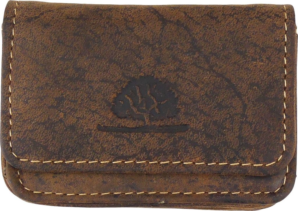 Greenburry Vintage 1680-25/BR Mini Leder Geldbeutel mit Produktbild 