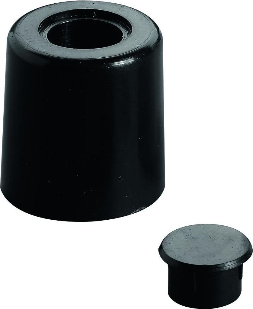 Hettich Türstopper 29,0 x 26,5 mm schwarz - 2 Stück Produktbild 