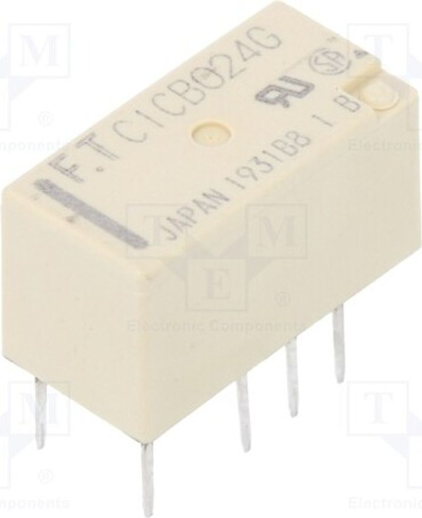 1x Relais: elektromagnetisch 0,3A/125VAC USpule : 24VDC 2A FTR-C1CB024G Elektrom