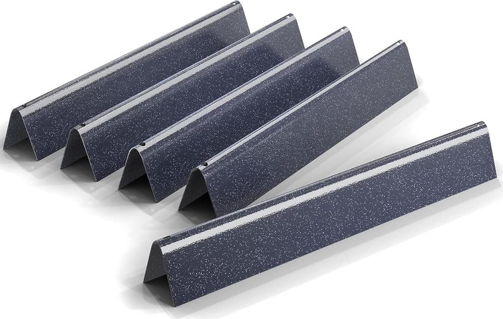 Flavorizer Bars 445cm 7621 für Weber Genesis 300 E310 S310 E320 S320 E330 EP310 Gasgrill - Porzellan Stahl Flammenverteiler