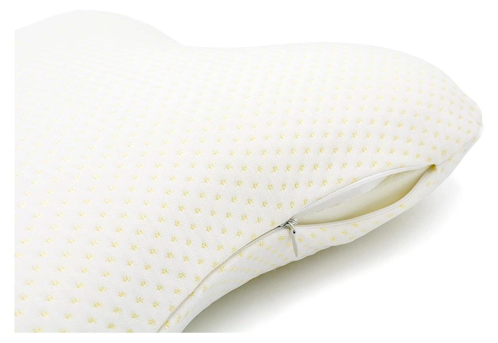 Ergonomisches Schmetterlingskissen – Memory Foam Kissen für Seiten- und Rückenschläfer – 100 , Atmungsaktiv, Formstabil, Waschbarer Bezug, f...