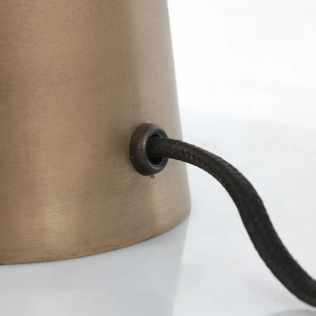 Lampe table bronze Steinhauer Pimpernel Ø 25cm E27 luminaire stable - 9