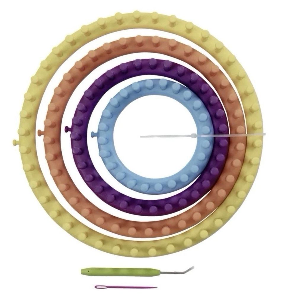 WENCO Strickrahmen Set Ø 14, 19, 24, 29cm , 6-teilig #A000 Produktbild 