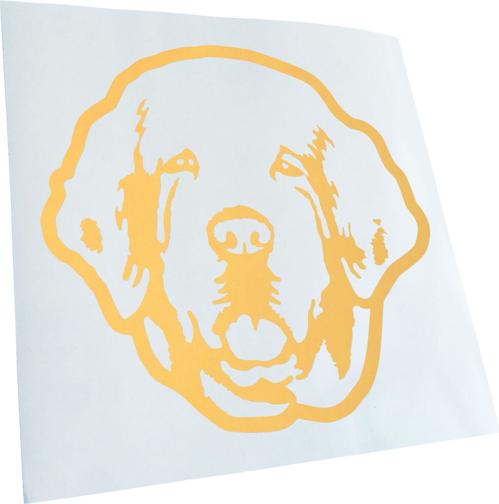 Kiwistar - Autoaufkleber - Clumber Spaniel Hund - Gelb - 11x10cm - Aufkleber für Auto, Laptop, Fahrrad, LKW, Motorrad mehrfarbig JDM Decal Racing