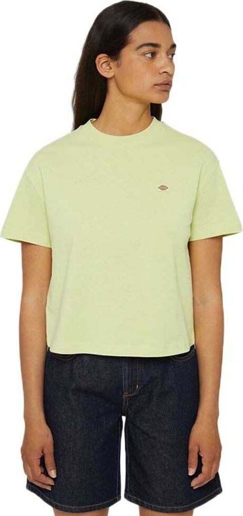 Dickies Oakport Kurzarm-t-shirt Gelb XS Frau Gelb XS