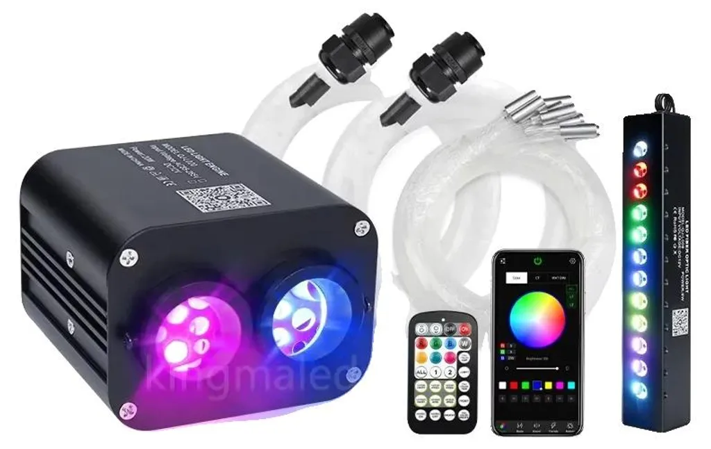 Lumière Fibre Optique 3M 460 : Fini l'Intérieur Sombre avec cet Effet LED