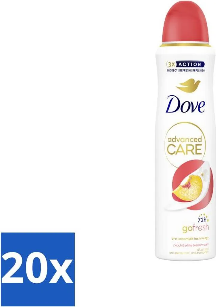 Dove Spray Pesca 72h Protezione - Offerta Stock 20 per Sportivi