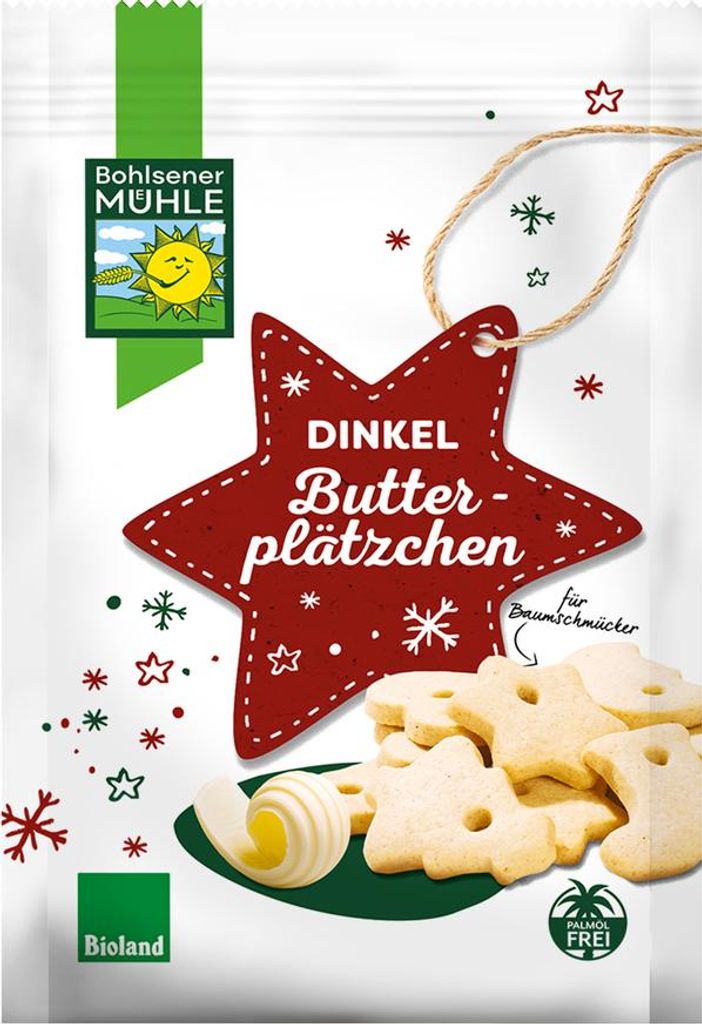 Dinkel Butterplätzchen 125g Produktbild 