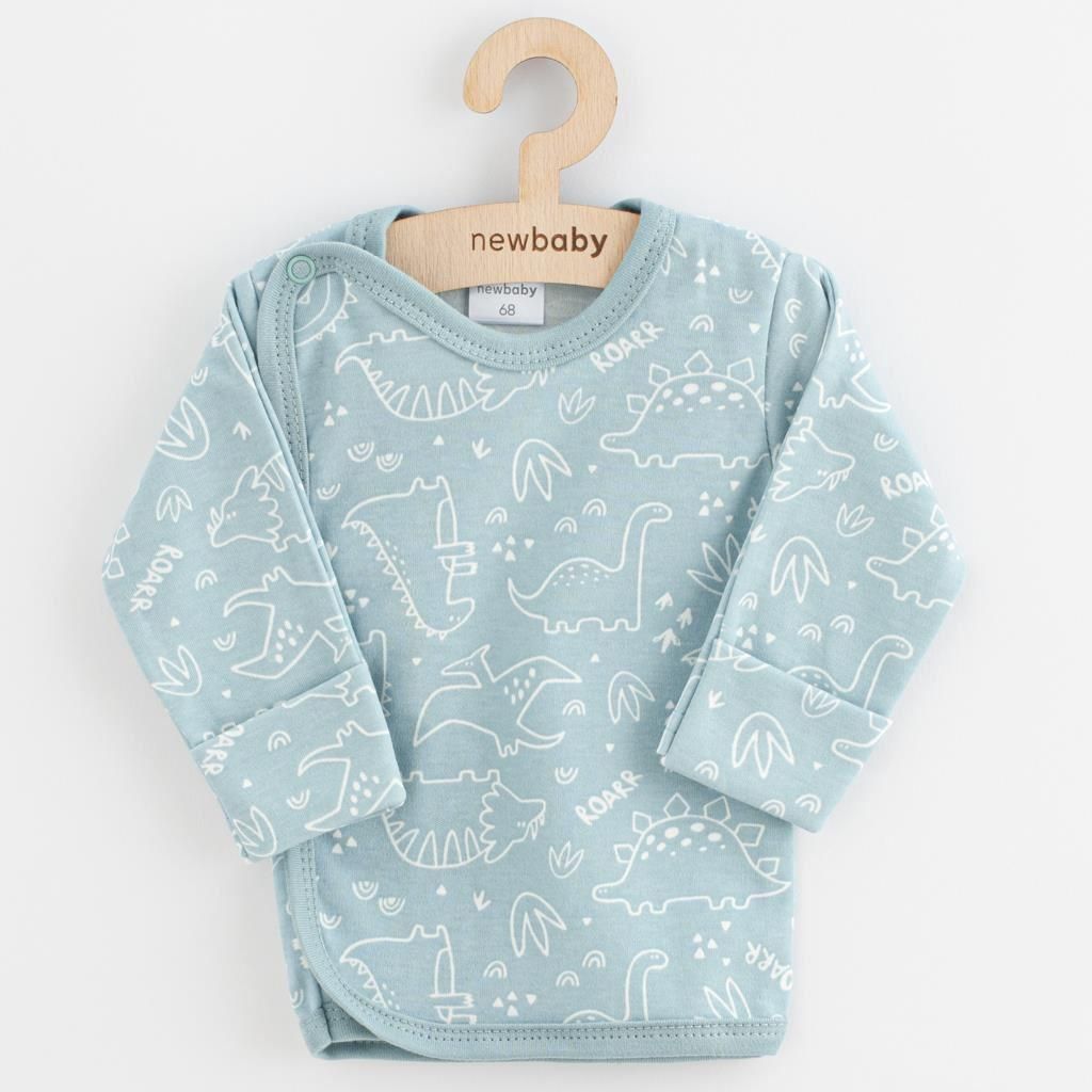 Neu Baby Classic II Baby-Strampler Dino mint, Gr. 56 (0-3m)