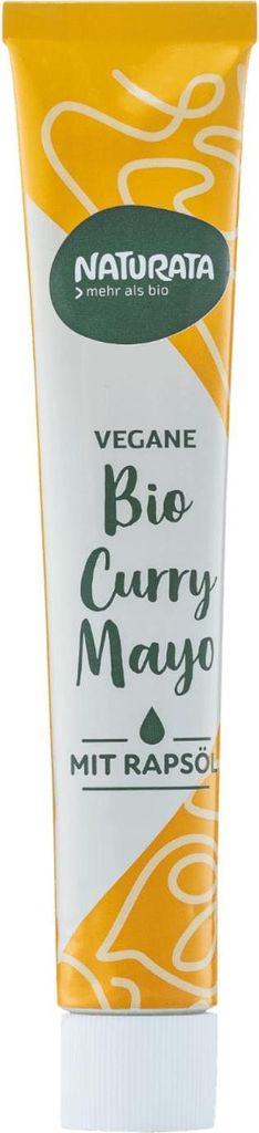 Vegane Curry Mayo mit Rapsöl in der Tube, 60 ml