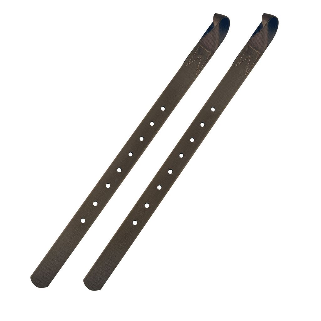 Wintec Gurtstrippen Synth. 12", 13" & 15"/30 cm, 32,5 cm & 38 cm Braun 15"/37,5 cm