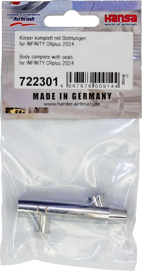 Körper 722301 komplett mit Dichtungen für INFINITY CRplus 2024