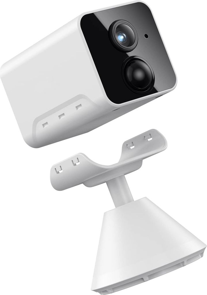 1080P HD babyphone Camera Indoor Battery, Surveillance Camera Indoor WLAN 2.4GHz with Night Vision, PIR Motion Detection, Two-Way Audio, IP65