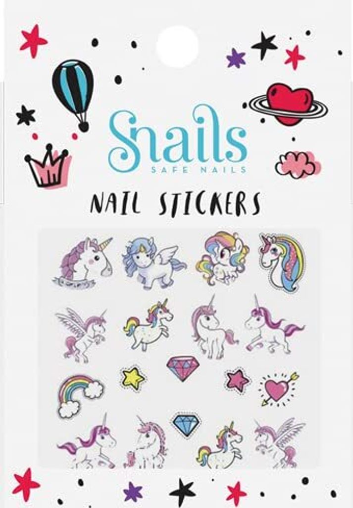 Snails 518060 Kids Nail Stickers Unicorn Design Peelable
