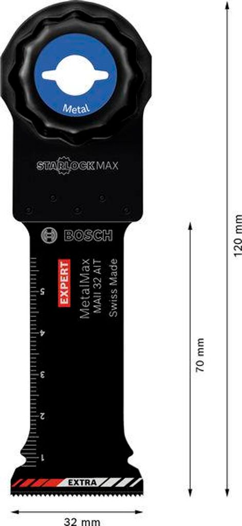 EXPERT MetalMax MAII 32 AIT Tauchsägeblatt, 70x32 mm, 10-tlg.