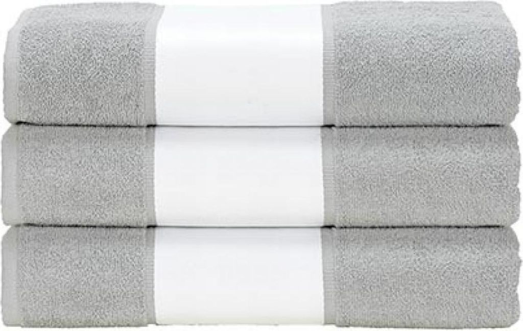 A&R AR080 | Handtuch SUBLI-Me , 50 x 100 cm - Farbe: Light Grey - Größe: 50 x 100 cm