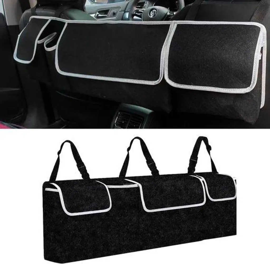 Rangement coffre voiture pour courses et voyage avec couvercle rigide