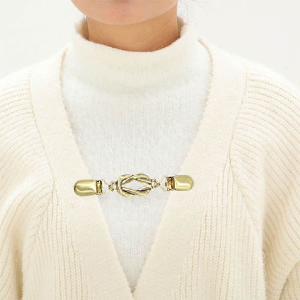 5 Stück Cardigan Clips Vintage - Runde Blumen Broschen Für Schals & Kleidung